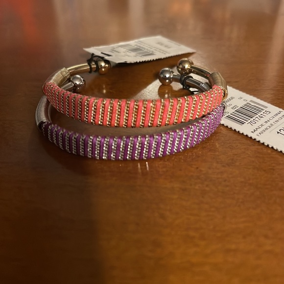 Express Jewelry Nwt Set Of Two Express Cuff Bracelets Poshmark